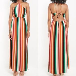 Soprano Halter Maxi Dress- Size Small